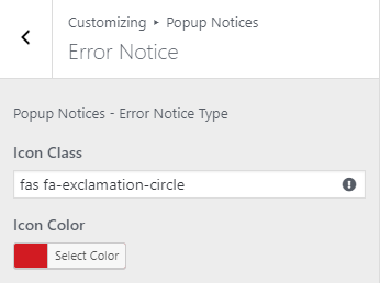 Popup Notices for WooCommerce - customizer-error-notice